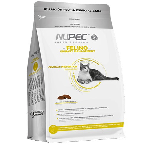 Nupec nutrición felina especializada en el manejo de la orina