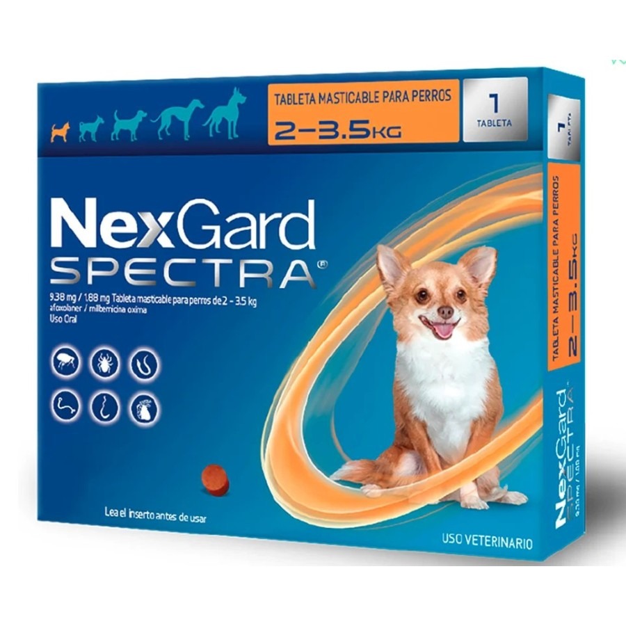 Nexgard Spectra de 2 a 5kg